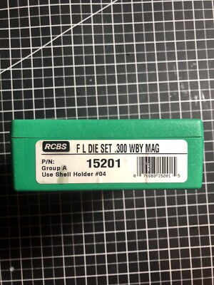 RCBS Full Length Die Set 300 Wby Rifle 15201