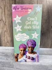 Afro Unicorn Swim Cap Set 2 Pack Watertight Seal Unique Divine Magical NEW NIB