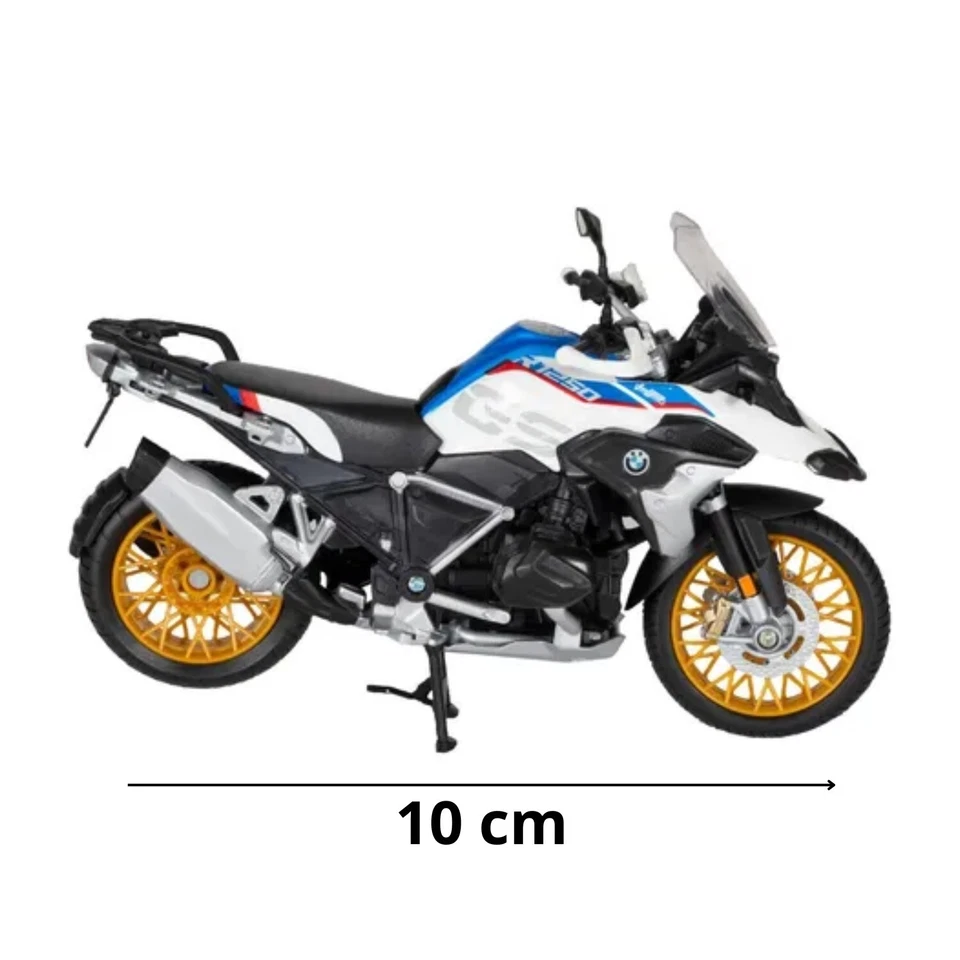 Maisto Special Edition BMW R1250 GS moto die cast in scala 1:18 da collezione - Immagine 4 di 4
