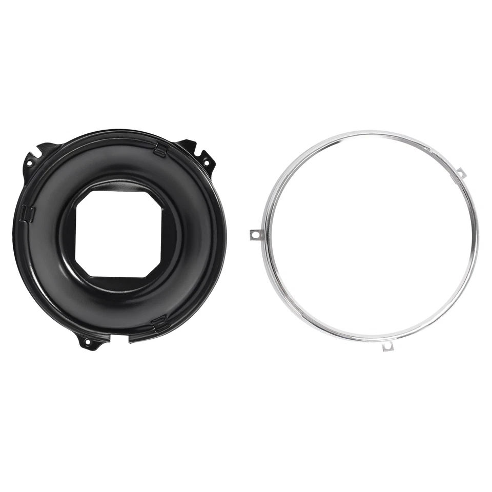 Juego de 8 piezas de anillo de faros y canastilla para camioneta Chevy Chevelle 64-70 e Impala 58-72 Foto 4 de 4