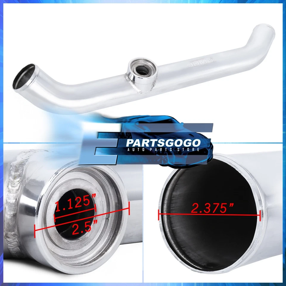 Front Mount Intercooler + Turbo Piping Kit For 1989-1997 Mitsubishi Mirage - Image 2 of 4