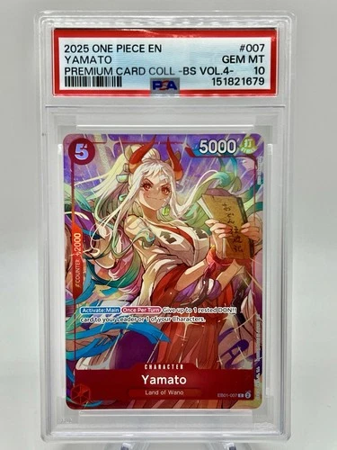 Yamato PSA 10 One Piece Premium Card Collection Volume 4 #EB01-007 ENGLISH