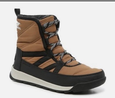 Sorel Women's Whitney II Short Lace Boots, Size 6, In Elk & Black