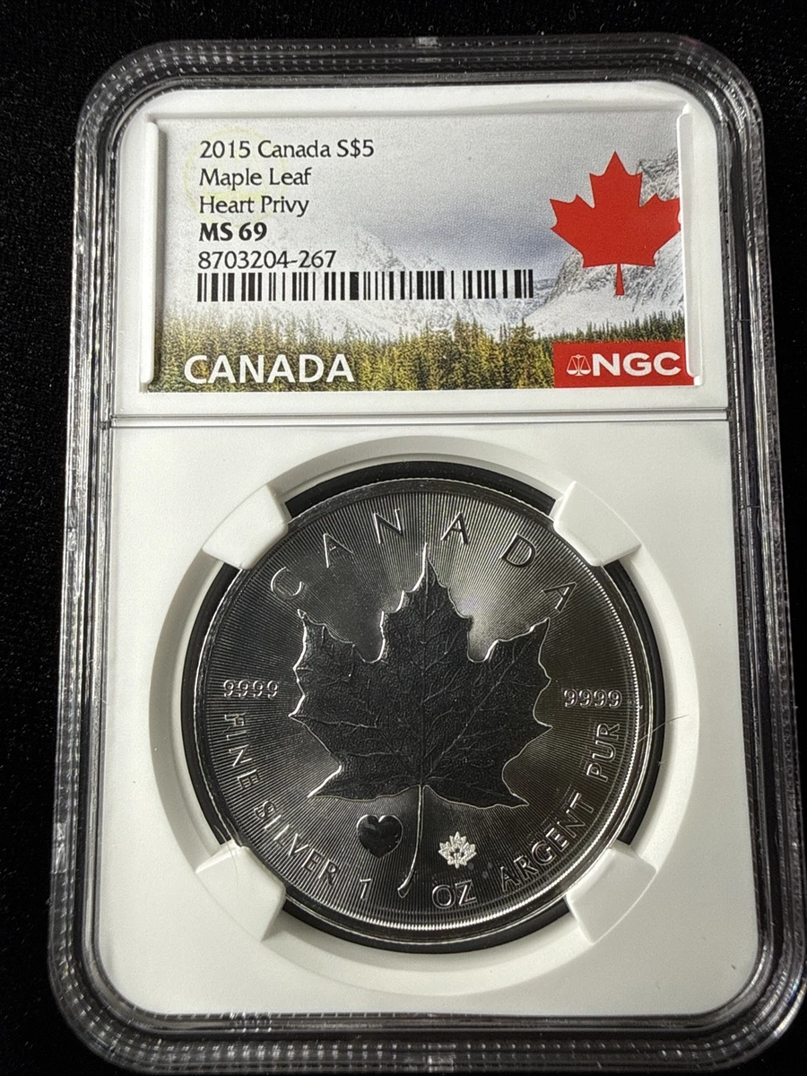 Canadian Maple Leaf 1 oz Precious Metal Content per Unit NGC