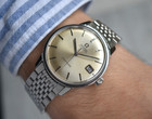 1969 Omega Seamaster Men's Watch Vintage Silver Dial Steel Bracelet Automatic