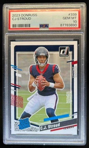 2023 Donruss C.J. Stroud Rated Rookie #339 Texans PSA 10