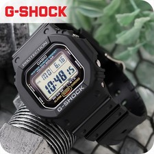 G SHOCK G 5600 World Time Solar Watch G 5600UE 1DR CASIO Black