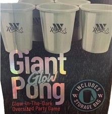 Giant Glow Pong By X-Ray Giant Glow in the Dark Oversized Party Game Giant Pong