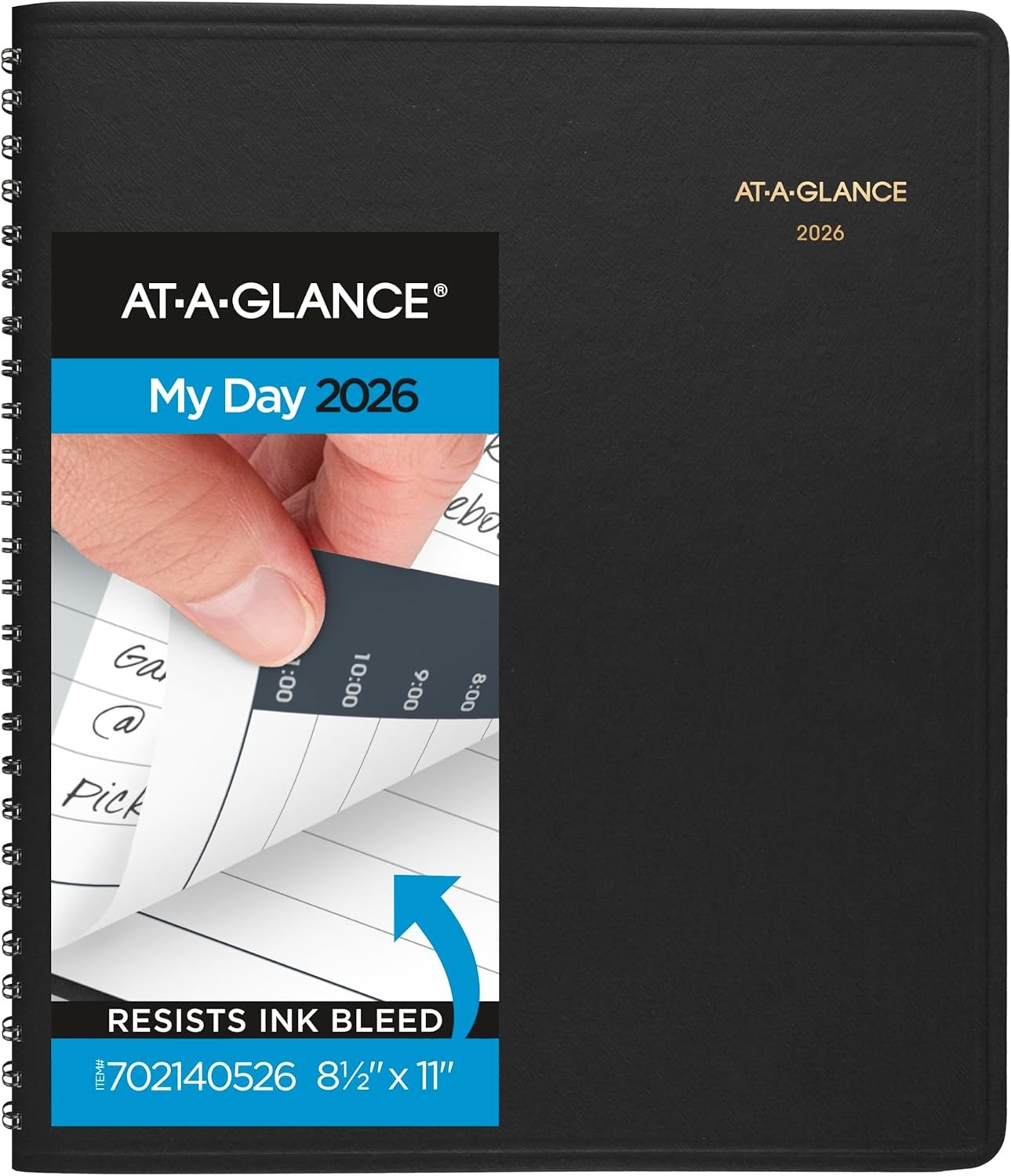 AT-A-GLANCE 2026 Appointment Book Planner, Daily, 8-1/2" x 11", Large, 24-Hour, 