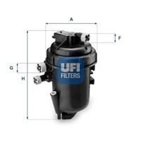 UFI Kraftstofffilter 55.084.00 Passend FüR Fiat Lancia