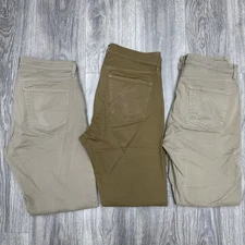 Flint and Tinder Straight Fit Tapered Fit Khaki Pants 3 Pairs Men's size 32x32
