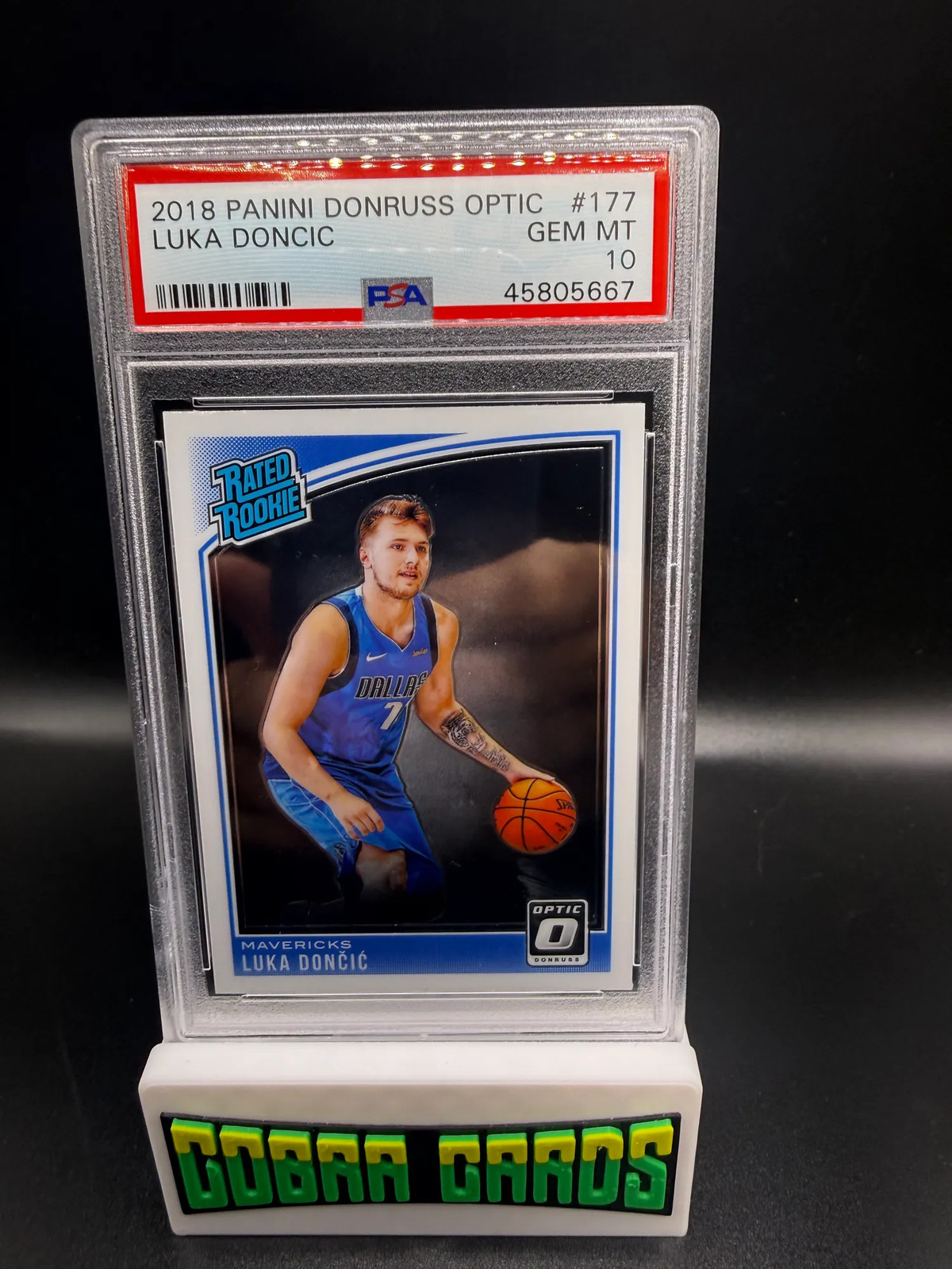 2018 Panini Donruss Optic Luka Doncic #177 PSA 10