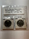 1776-1976-P  &  1776- 1976-D  BICENTENNIAL WASHINGTON QUARTERS,  UNC.,