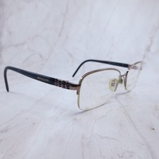 Montatura occhiali semi senza montatura Bvlgari 2178 176 oro rosa blu navy 54-17-140 Italia