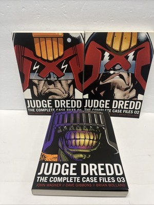 JUDGE DREDD: THE COMPLETE CASE FILES BOOKS 1-3  Mills & Bolland & Wagner