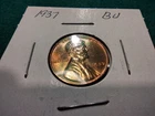 1937 Lincoln Cent Uncirculated Red BU+++ Truly Stunning Example One Of A Kind!!