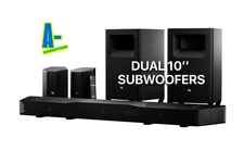 Nakamichi Shockwafe Wireless 11.2.6 Ch w Dolby Atmos/DTS:X Soundbar  [A- Minus]