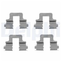 ZubehöRsatz Scheibenbremsbelag FüR Audi Q3 8U 1.4 2.0 11 Bis 14 Delphi BLB Chpb