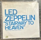 Led Zeppelin Stairway To Heaven Radio PROMO 45 1972 with Picture  Sleeve
