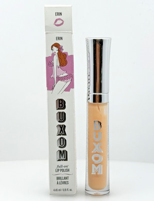 Buxom Full-On Plumping Lip Polish Erin Shimmering Nude Lip Gloss 0.15 fl oz New