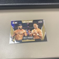 2021 Upper Deck AEW All Elite Wrestling Gold Tag Parallel Best Friends