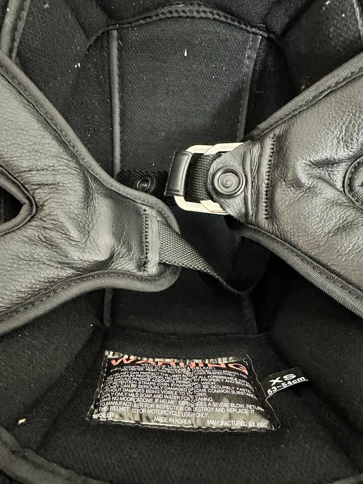 Harley Davidson Destination Motorcycle helmet Black Size XS with bag - Image 3 of 4