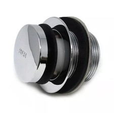 Mobile Home 1-1/2" Chrome Tub Drain with Toe Touch Seal Touchtoe