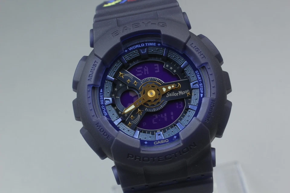 Reloj para mujer Sailor Moon JAPÓN [sin usar con caja] Casio BA-110XSM-2AJR World Time Qz Foto 2 de 4