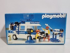 Playmobil 3468 Famobil Vintage Camera Equipment Television TV Car Van