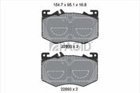 Pagid Bremsbelagsatz Scheibenbremse T2848N FüR Mercedes CLA C118 Shooting Brake