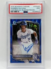 Warren Calcano Bowman 2025 Blue /150 Auto