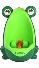 Frog Potty Training Urinal for Toddler Boys with Funny Aiming Target