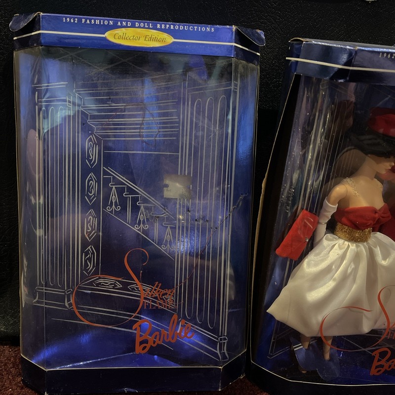Silken Flame Barbie Doll 1997 Collector Edition 1962 Repro Empty Box Only NM!