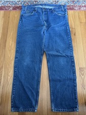 Vintage Levis 505 Jeans Mens 38x29 Blue Orange Tab 80s Made USA 20505-0217