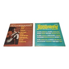 Liberty Hootenanny Folk Favorites Vinyl LP Record Bundle Lot of 2