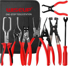8-Piece Fuel Line Disconnect Tool Set Fuel Line/Hose Clamp/Removal Pliers, Ele