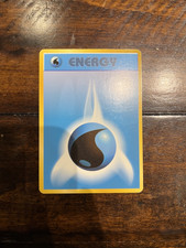 Pokemon Japanese Pocket Monsters Base Set Card Water Energy NM - Grade Worthy!