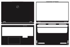 Sticker Cover Skin for MECHREVO 16pro Laptop Carbon fiber Vinyl Decals Protector