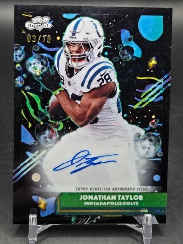 2025 Topps Chrome Jonathan Taylor Chrome Autographs (RAW)