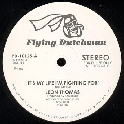LEON THOMAS It's My Life I'm Fighting For 12'' NEW VINYL Flying Dutchman 