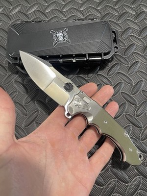 Andre De Villiers Knives - Mini Alpha S - Ti Scales w/ a S35VN Blade. Read Desc.