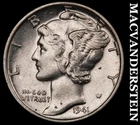 1941 Mercury Dime- Silver- Scarce Better Date No Reserve #J5139