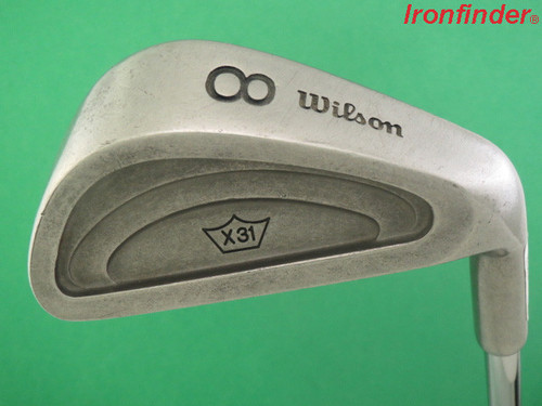 Wilson X31 interior corona-centro cavidad individual 8 hierro acero para hombre diestro - Imagen 1 de 5