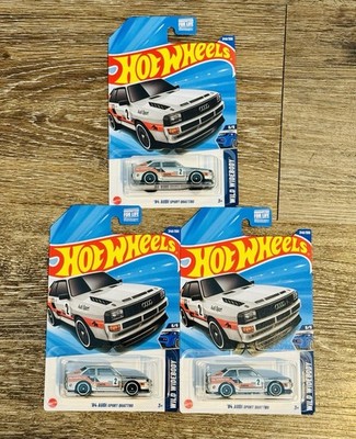 2025 Hot Wheels Treasure Hunt '84 Audi Sport Quattro - Lot Of 3