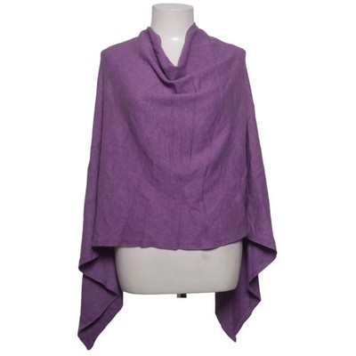 Poncho, Größe: ONE SIZE, Lila, Einfarbig, Damen #Erd