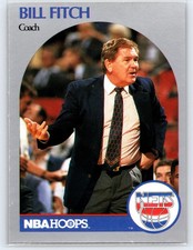 1990-91 Hoops #321 Bill Fitch - New Jersey Nets