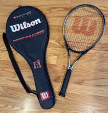 Wilson Titanium Pro Soft Shock System Stretch Tennis Racquet 4 3/8" Grip w/Case