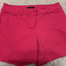 The Limited Women s Cotton Blend Shorts With Stretch, Fuchsia - Size 4 EUC