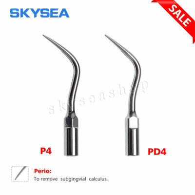 5pcs Dental Scaler Perio Scaling Tips P4/PD4 fit Cavitron EMS / DTE Satelec IUB