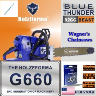 Farmertec Holzfforma G660 MS660 Includes 36 inch Bar & Ripping Chain Milling